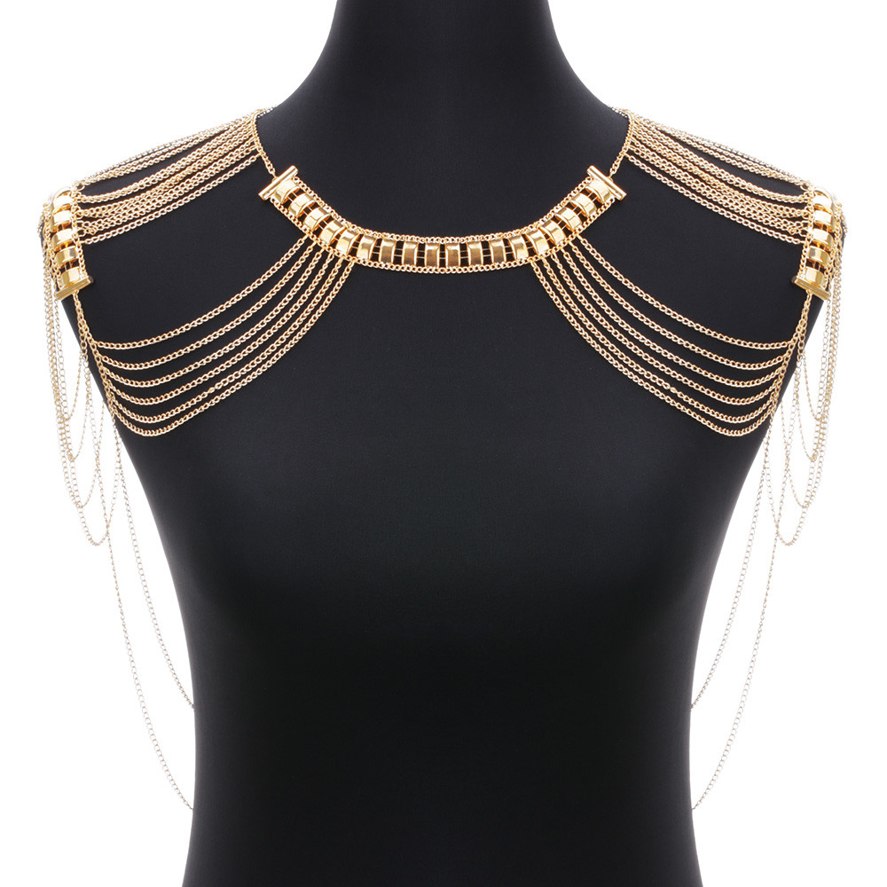 Body Chain Necklace
 Classic Style Jewelry Statement Necklace Body Chain