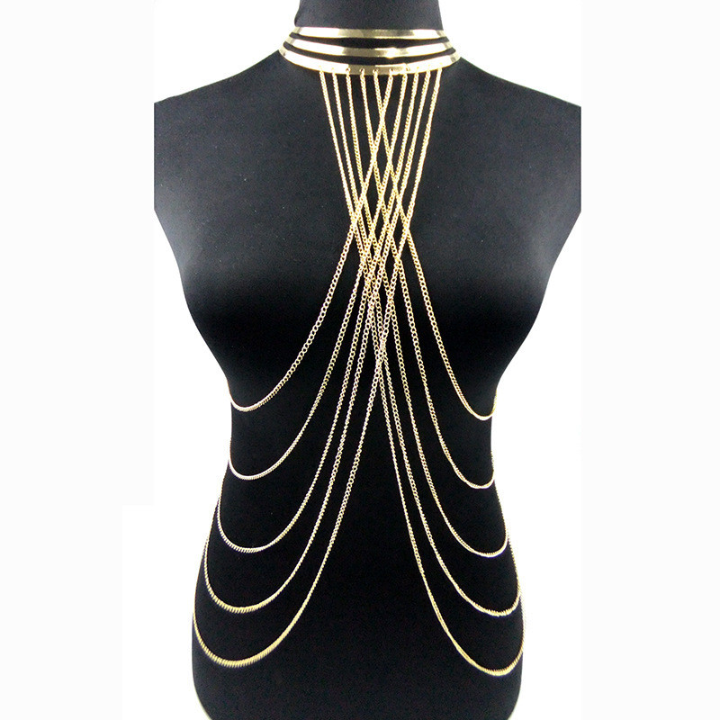 Body Chain Necklace
 Aliexpress Buy Gold body chain Women Necklaces