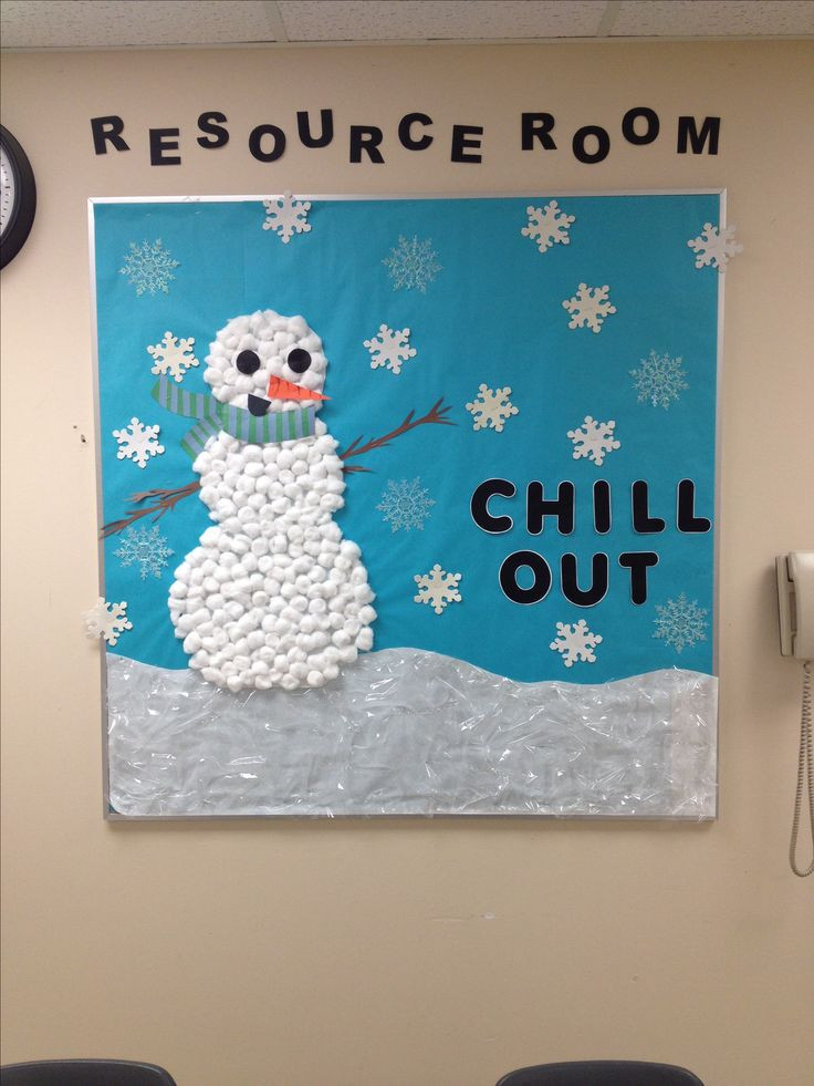 Bulletin Board Ideas For Winter
 Chill Out winter bulletin board te