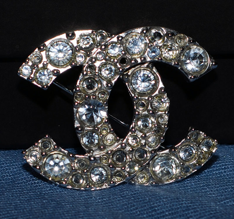 Chanel Brooches
 SOLD CHANEL CC Coco Swarovski Crystal Brooch Lapel Pin