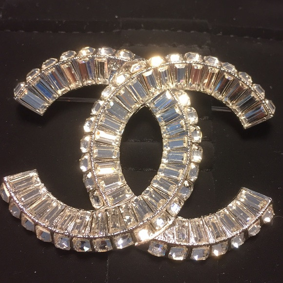 Chanel Brooches
 CHANEL Jewelry Soldauthentic Crystal Brooch