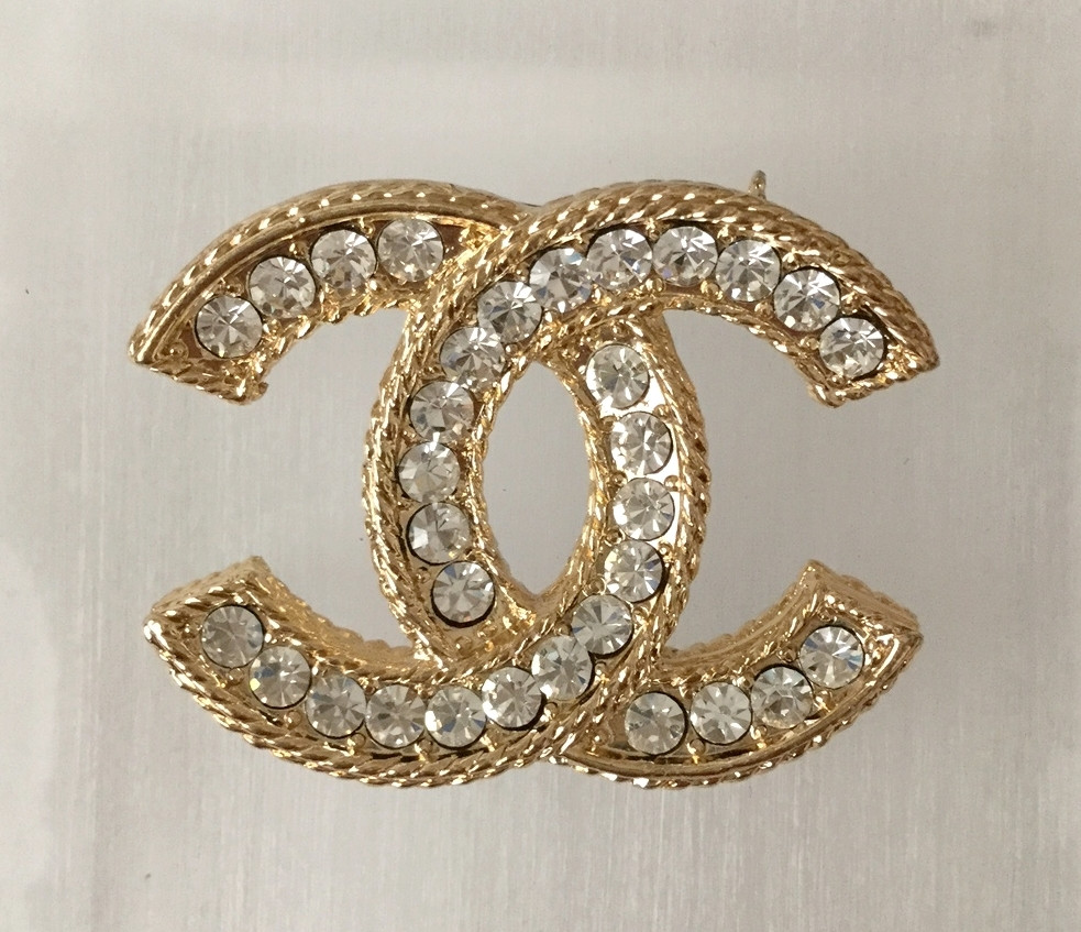 Chanel Brooches
 CHANEL Fashion Brooch Pin GOLD Super Bling Shine