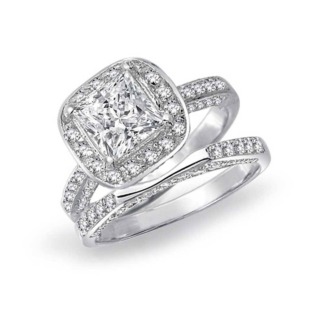 Cheap Princess Cut Engagement Rings
 15 Collection of Inexpensive Diamond Wedding Ring Sets