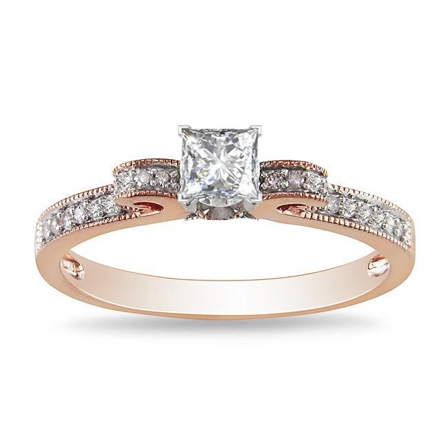 Cheap Princess Cut Engagement Rings
 Exquisite Cheap Engagement Ring 0 50 Carat Princess Cut