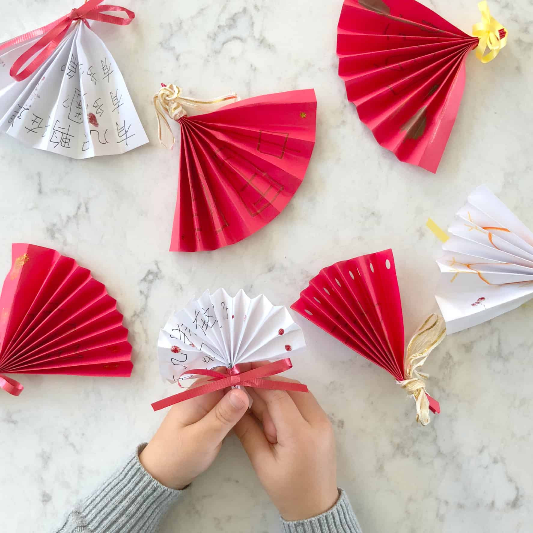 Chinese New Year Art And Craft
 Easy to DIY Chinese Folding Fans A Fun Activity for Kids