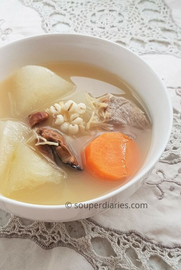 Chinese Winter Melon Soup Recipe
 Winter Melon with Barley Soup Recipe
