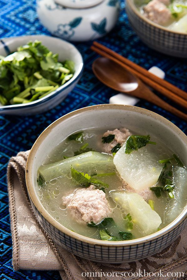 Chinese Winter Melon Soup Recipe
 Winter Melon Meatball Soup 冬瓜丸子汤