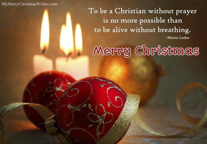 Christmas Christian Quotes
 Religious Christian Christmas Quotes and Sayings for