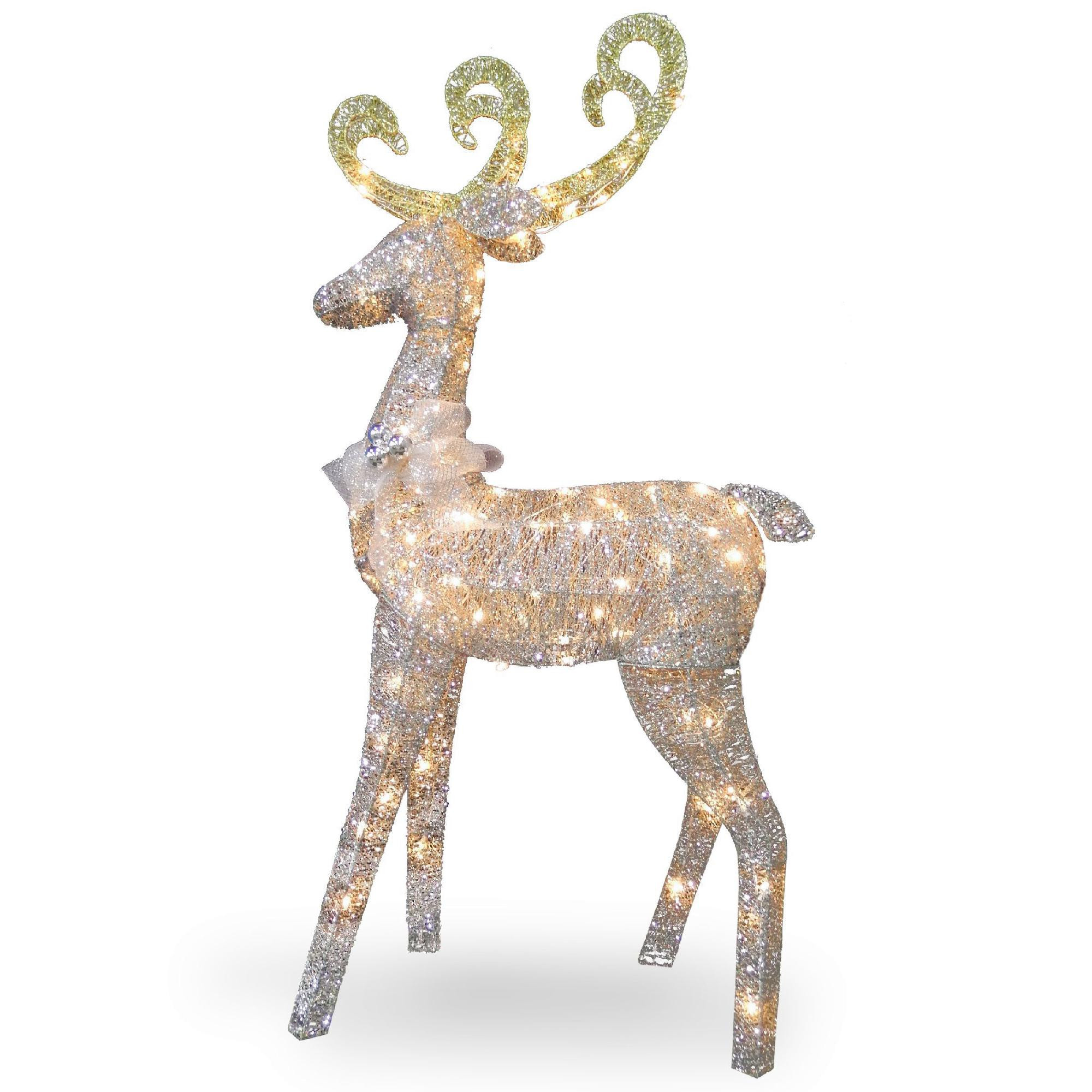 Christmas Deer Decor
 National Tree pany 60" Reindeer Decoration with Clear