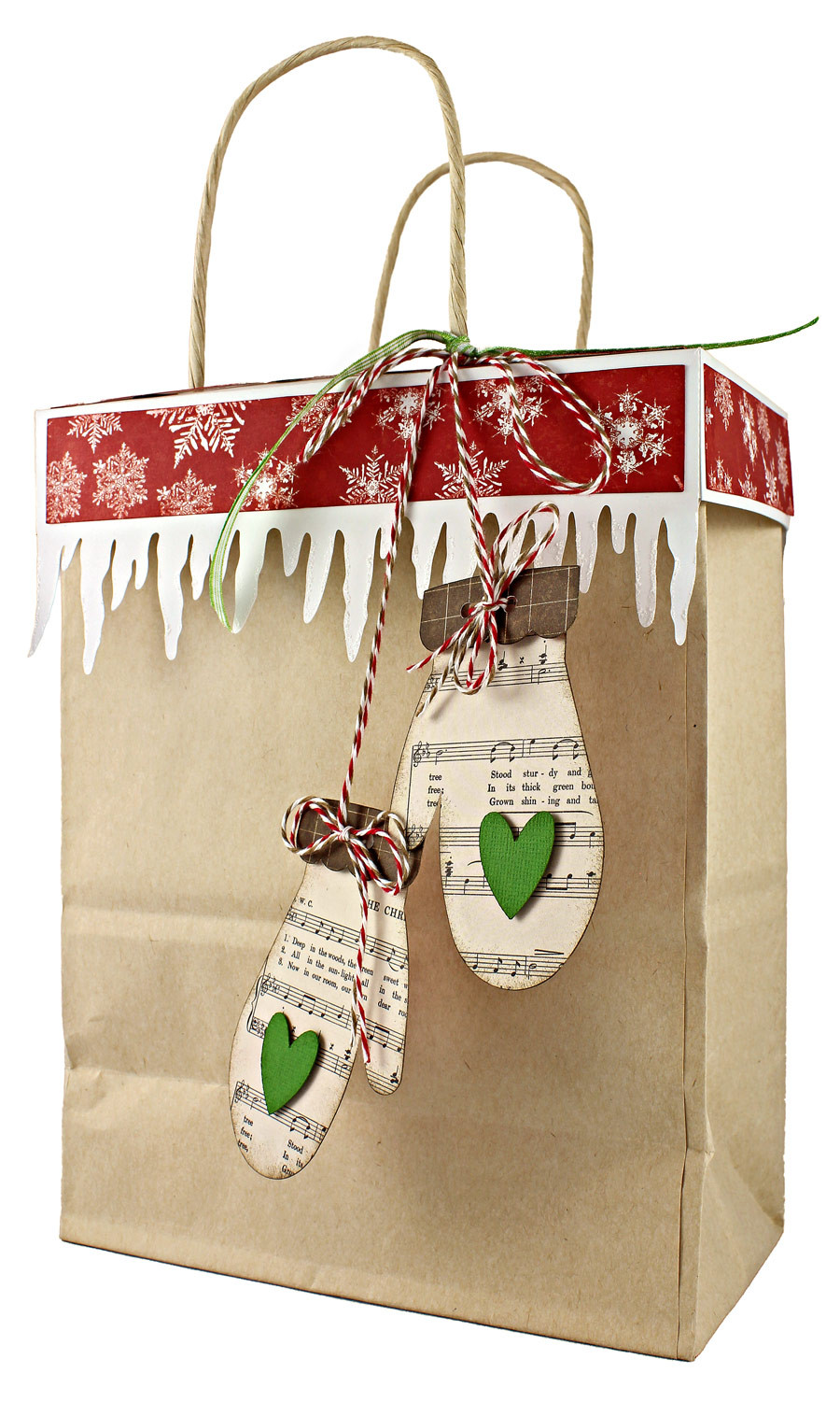 Christmas Gift Bags
 12 Gifts of Christmas Day 3 Gift Bag Topper Pazzles