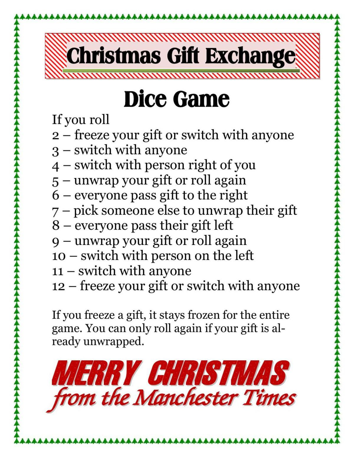 Christmas Gift Exchange Game
 Spice up holiday t giving with new t exchange games