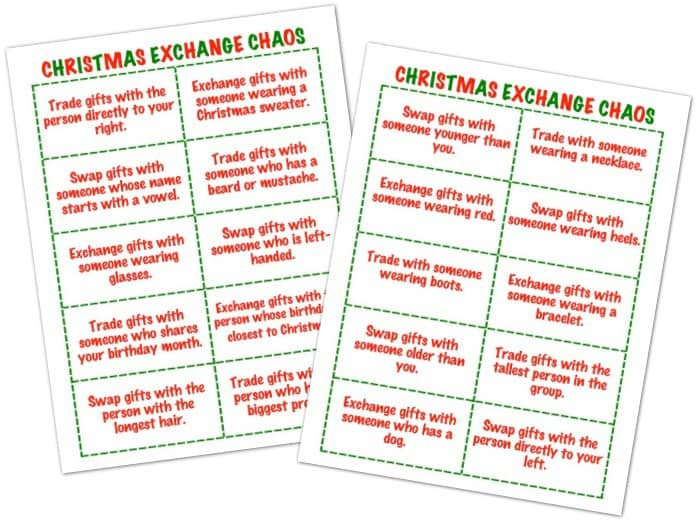 Christmas Gift Exchange Game
 5 Awesome Holiday Gift Exchange Games to Play Happy Go Lucky