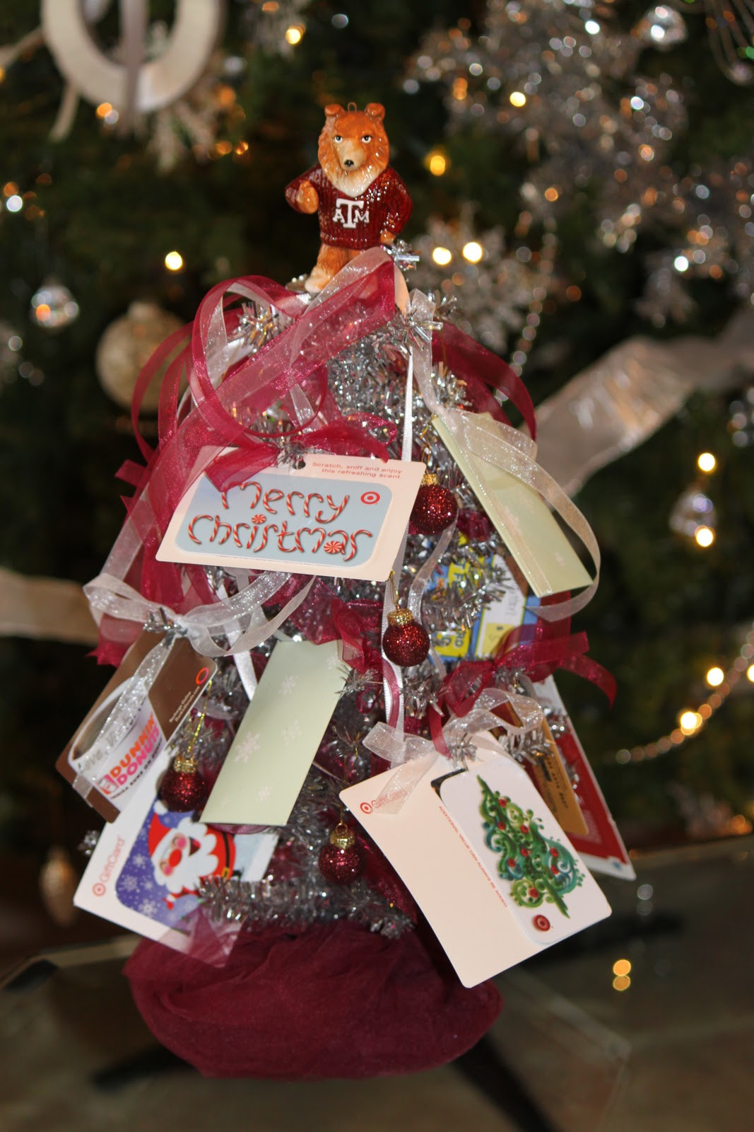 Christmas Tree With Gifts
 The Blackberry Vine Gift Card Christmas Tree