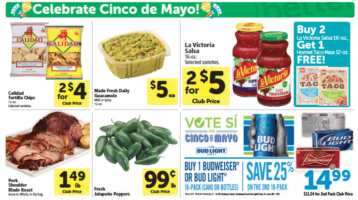 Cinco De Mayo Food Deals
 Safeway Cinco De Mayo Food Deals Avocados $0 62