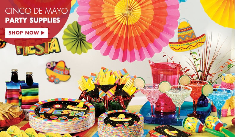 Cinco De Mayo Party Supplies
 Birthday Theme & Seasonal Party Goods Party City Canada