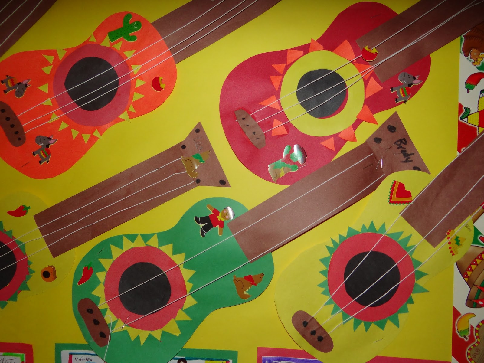 Cinco De Mayo Preschool Crafts
 PATTIES CLASSROOM Cinco de Mayo Craft Mariachi Guitars