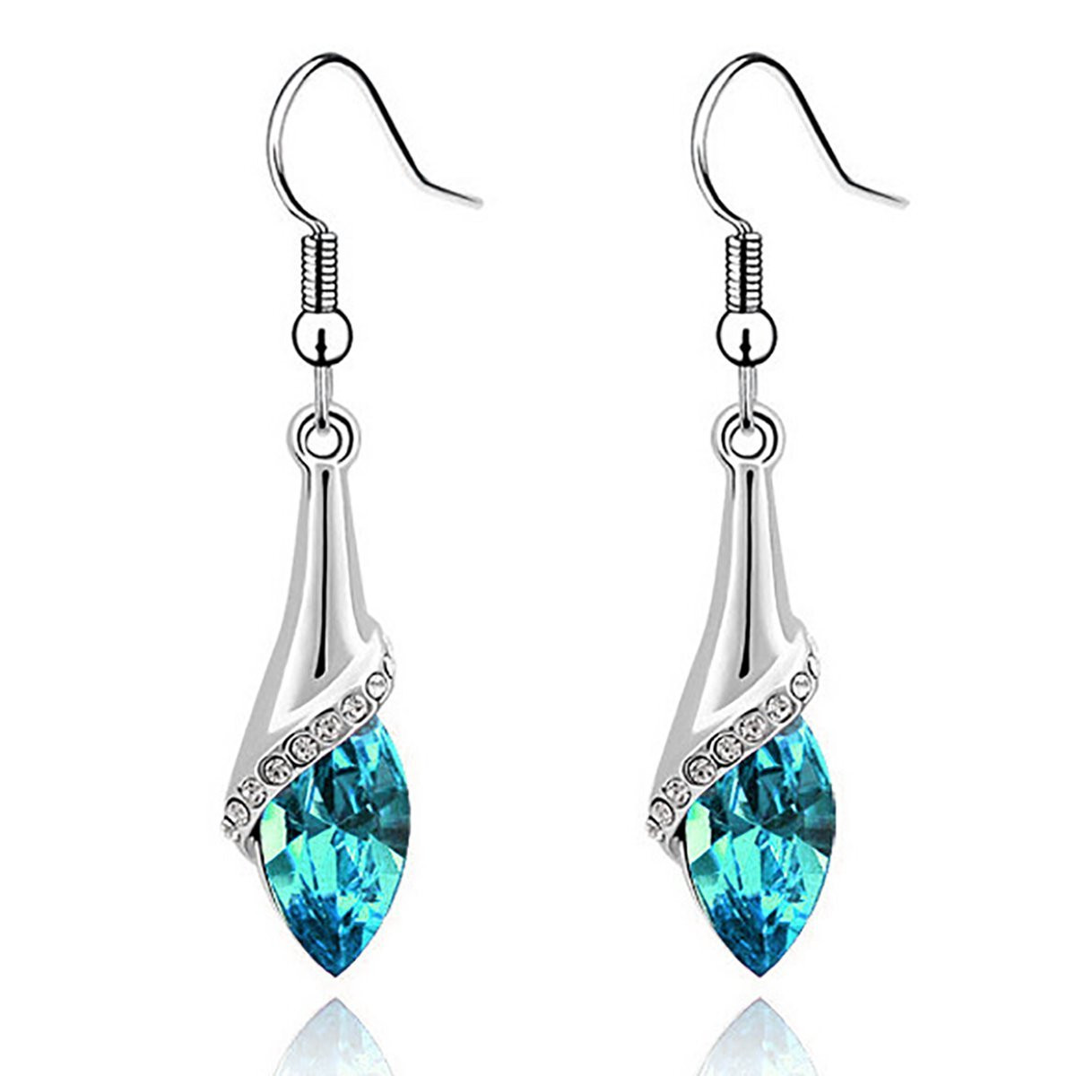 Crystal Teardrop Earrings
 Swarovski Elements Crystal Teardrop Earrings ly $4 55