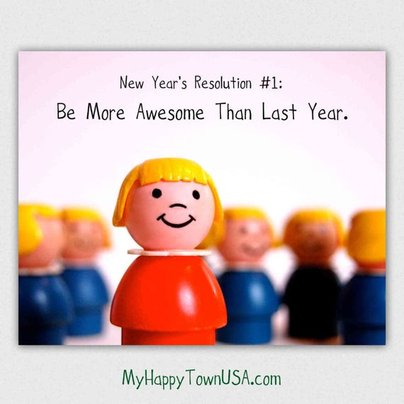 Cute New Year Quotes
 Items similar to New Year s Resolution 2014 Funny Cute