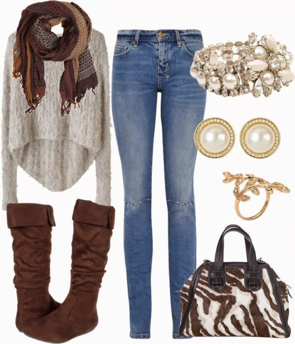 Cute Winter Outfit Ideas
 15 Warm And Stylish Polyvore With Jeans To Wear Everyday