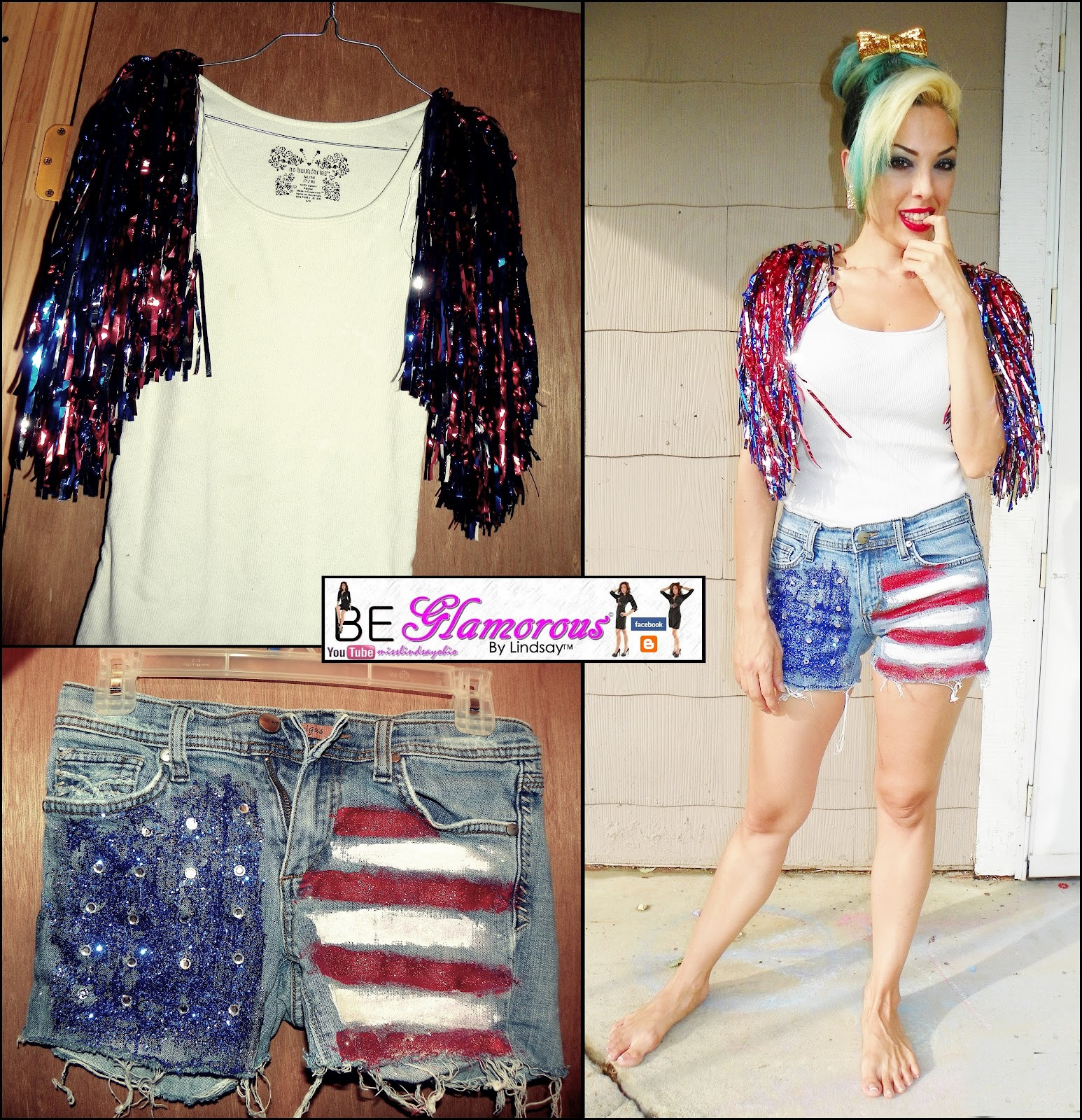 Diy 4th Of July Outfits
 Be Glamorous By Lindsay DIY 4th of July Independence Day