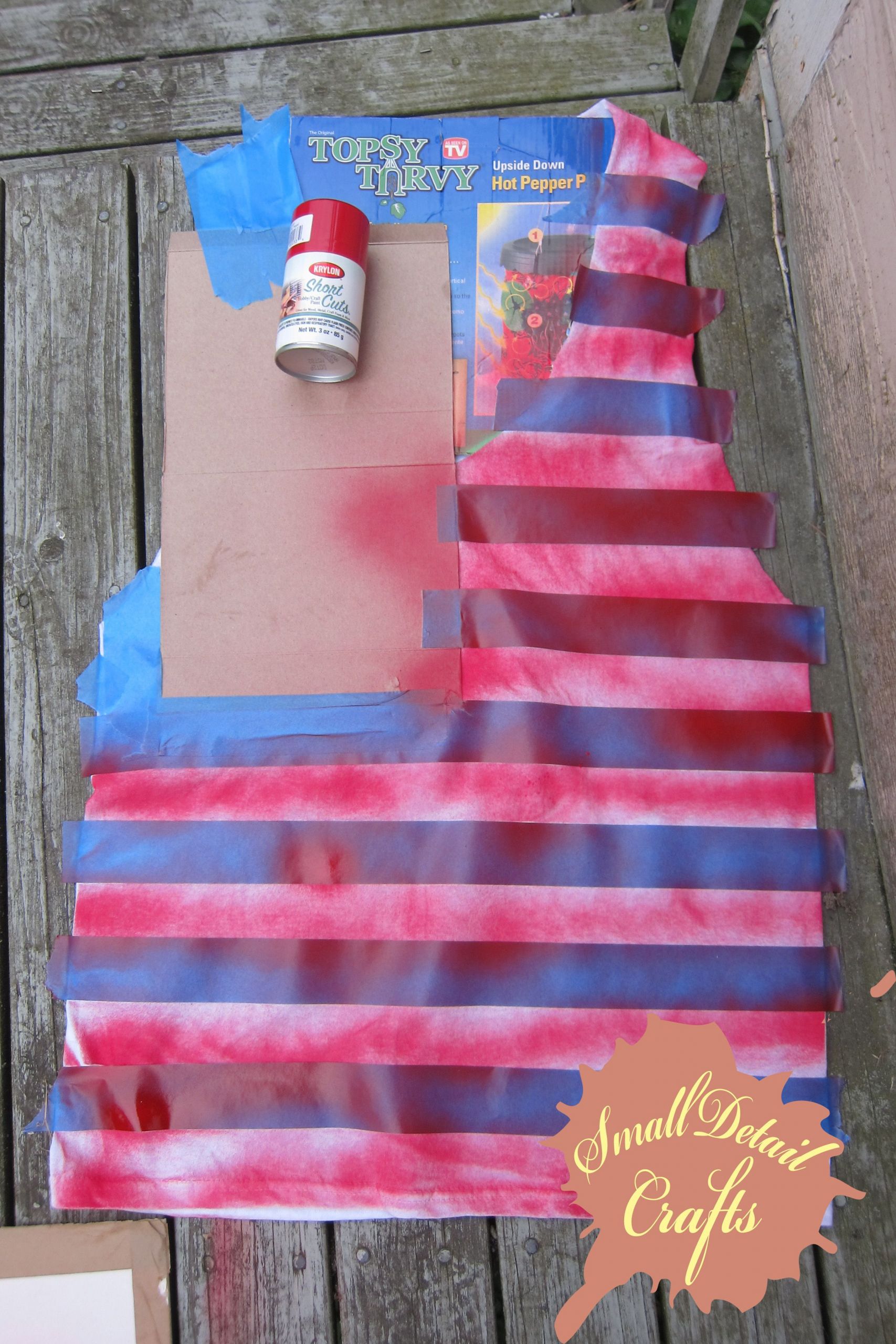 Diy 4th Of July Shirts
 No Sew DIY Fourth of July Spray Paint Tank Top