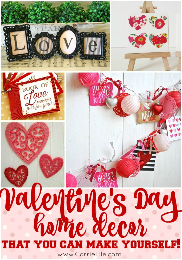 Diy Valentines Day
 DIY Valentine s Day Decorations Carrie Elle