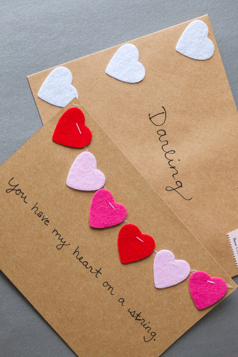 Diy Valentines Day
 DIY Valentine s Day Cards The Effortless Chic