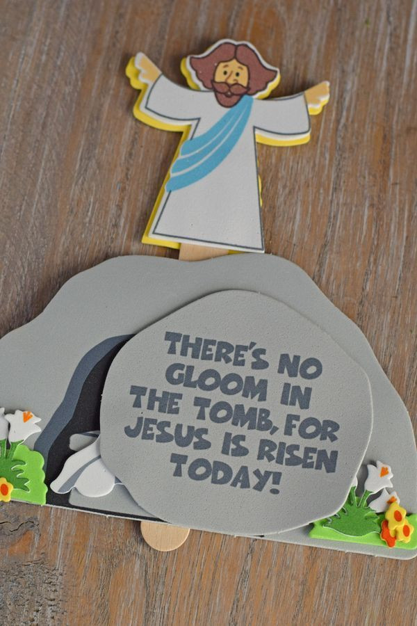 Easter Activities For Sunday School
 Jesus and the Tomb Craft for Kids at Easter Neat for