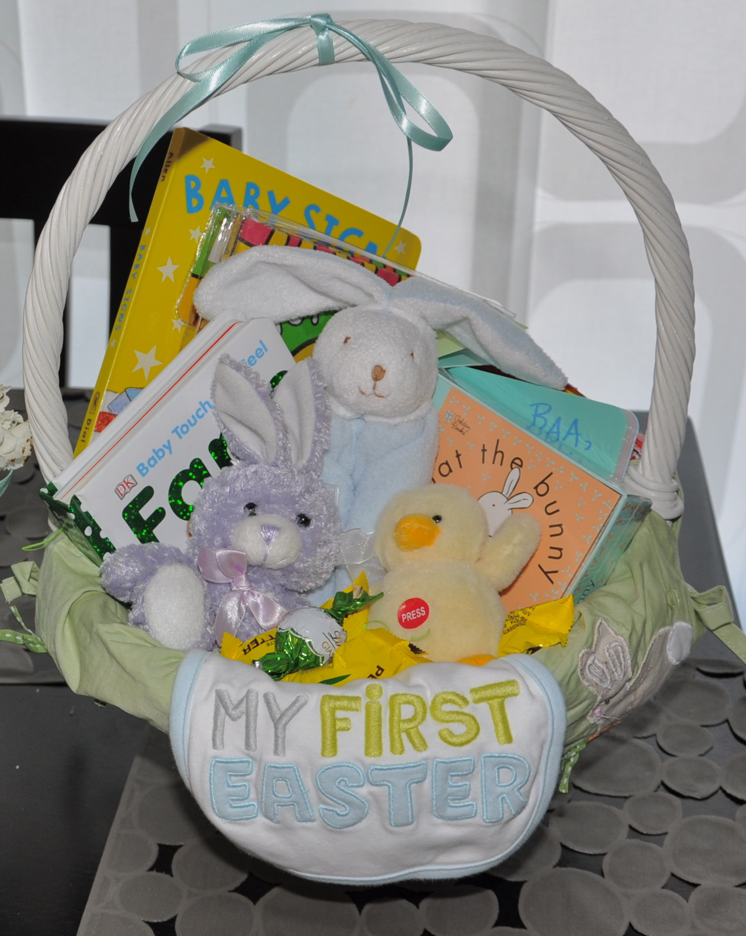 Easter Basket Ideas For Babies
 Baby s First Easter Basket