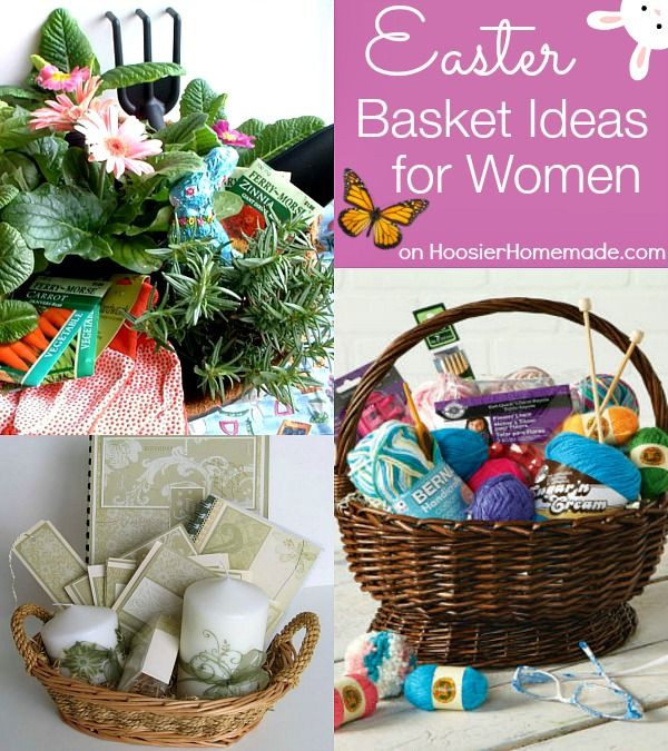 Easter Basket Ideas For Wife
 Easter Basket Ideas for Women on HoosierHomemade