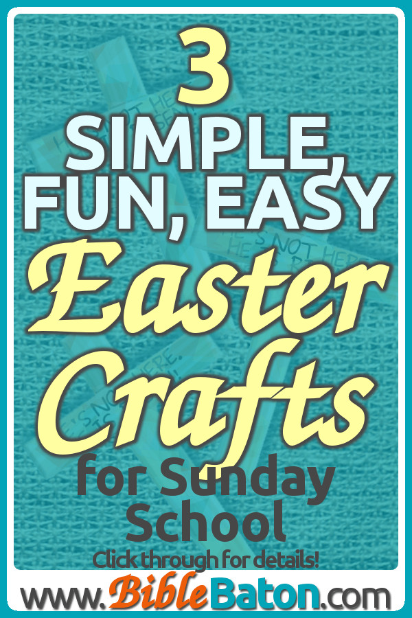 Easter Crafts Sunday School
 3 Simple Fun & Easy Easter Crafts for Sunday School