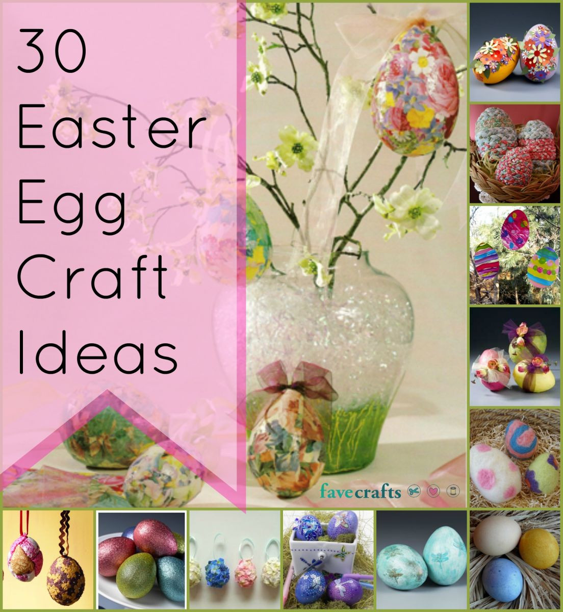 Easter Egg Craft Ideas
 30 Easter Egg Craft Ideas