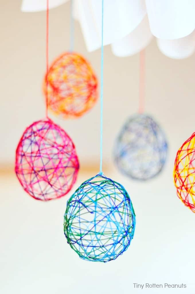 Easter Egg Craft Ideas
 Cool Craft String Easter Eggs • Craftwhack