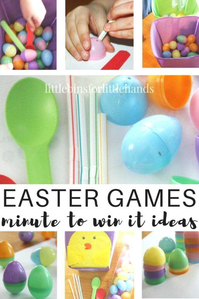 Easter Game Ideas
 Minute To Win It Easter Games Family Game Time