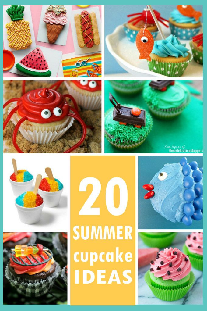 Easy Cupcake Decorating Ideas For Summer
 best Cupcake Recipes images on Pinterest