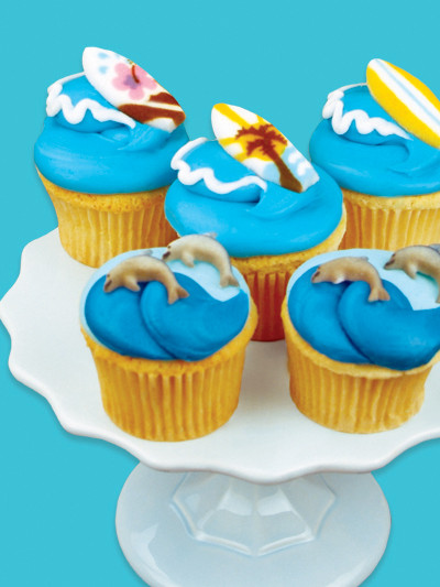 Easy Cupcake Decorating Ideas For Summer
 Decorating Idea Summer Surf Cupcakes