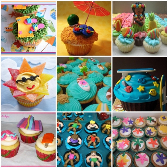 Easy Cupcake Decorating Ideas For Summer
 Summer Cupcake Decorating Ideas