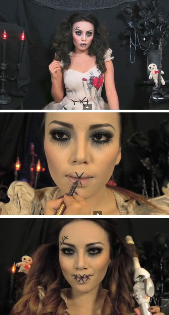 Easy Diy Halloween Costumes For Women
 Creepy Stitched Doll