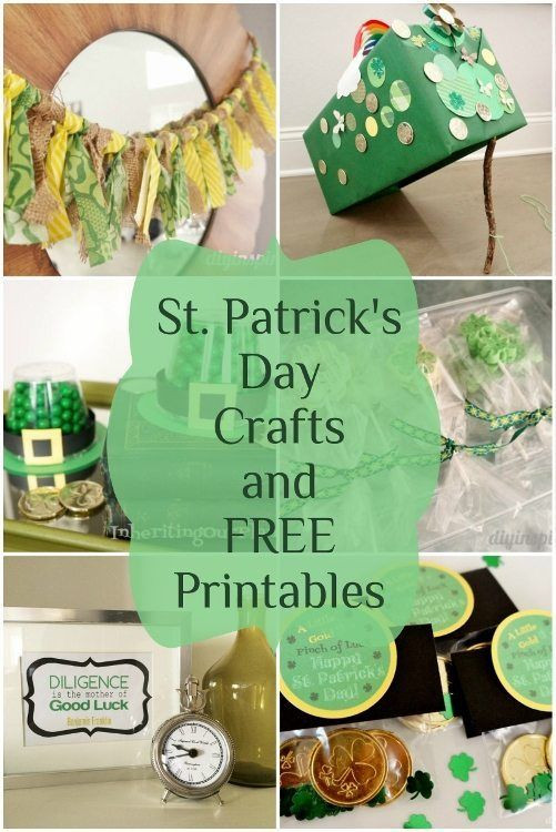Easy St Patrick's Day Crafts
 133 best Free Party Home Decor & Gift Tag Printables