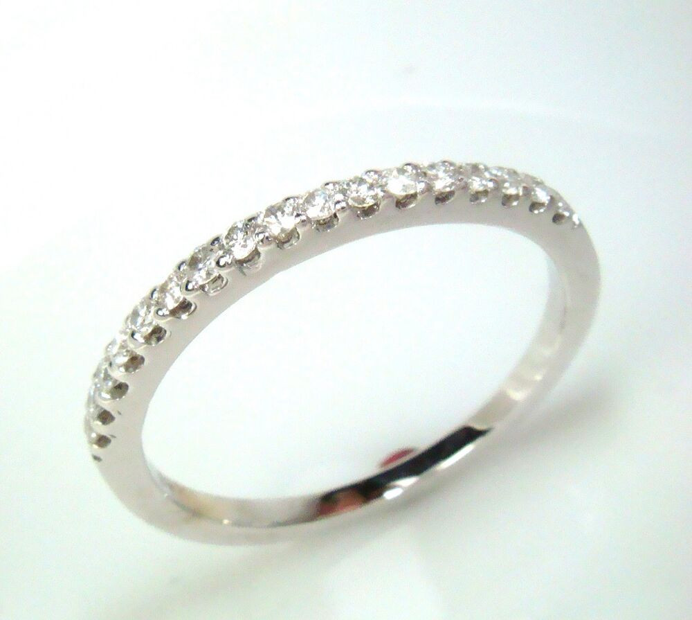 Ebay White Gold Wedding Rings
 Diamond Wedding Ring Band Classic 14k White Gold