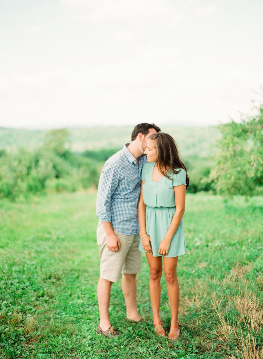 Engagement Photo Ideas For Summer
 Yorktown Heights Orchard Engagement Session from Lindsay