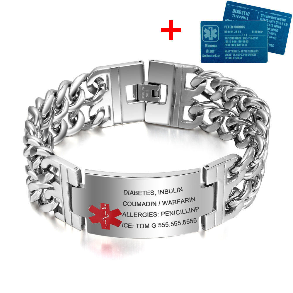 The top 21 Ideas About Engraved Medical Alert Bracelet - Home, Family ...