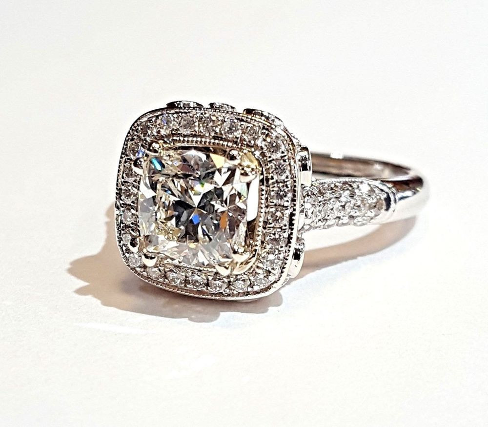 Estate Diamond Rings
 2 Carat Forevermark Diamond Engagement RIng 14K White Gold