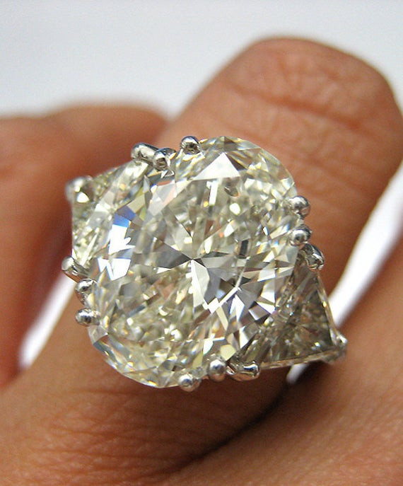 Estate Diamond Rings
 Items similar to Estate Vintage 6 56Ct OVAL Diamond