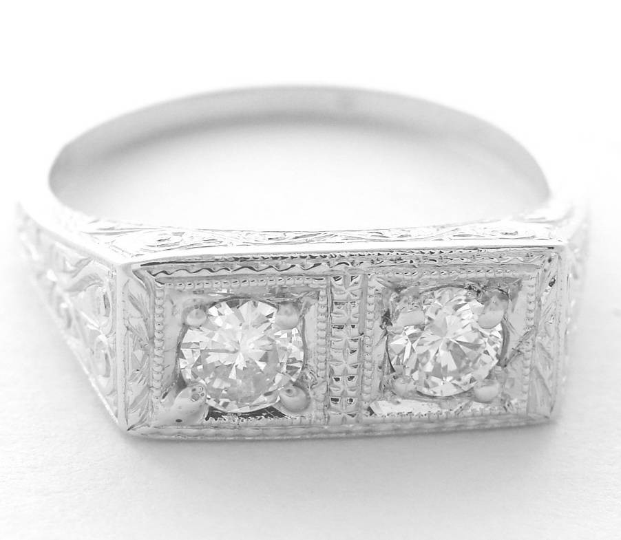 Estate Diamond Rings
 ANTIQUE PLATINUM DIAMOND RING VINTAGE ESTATE