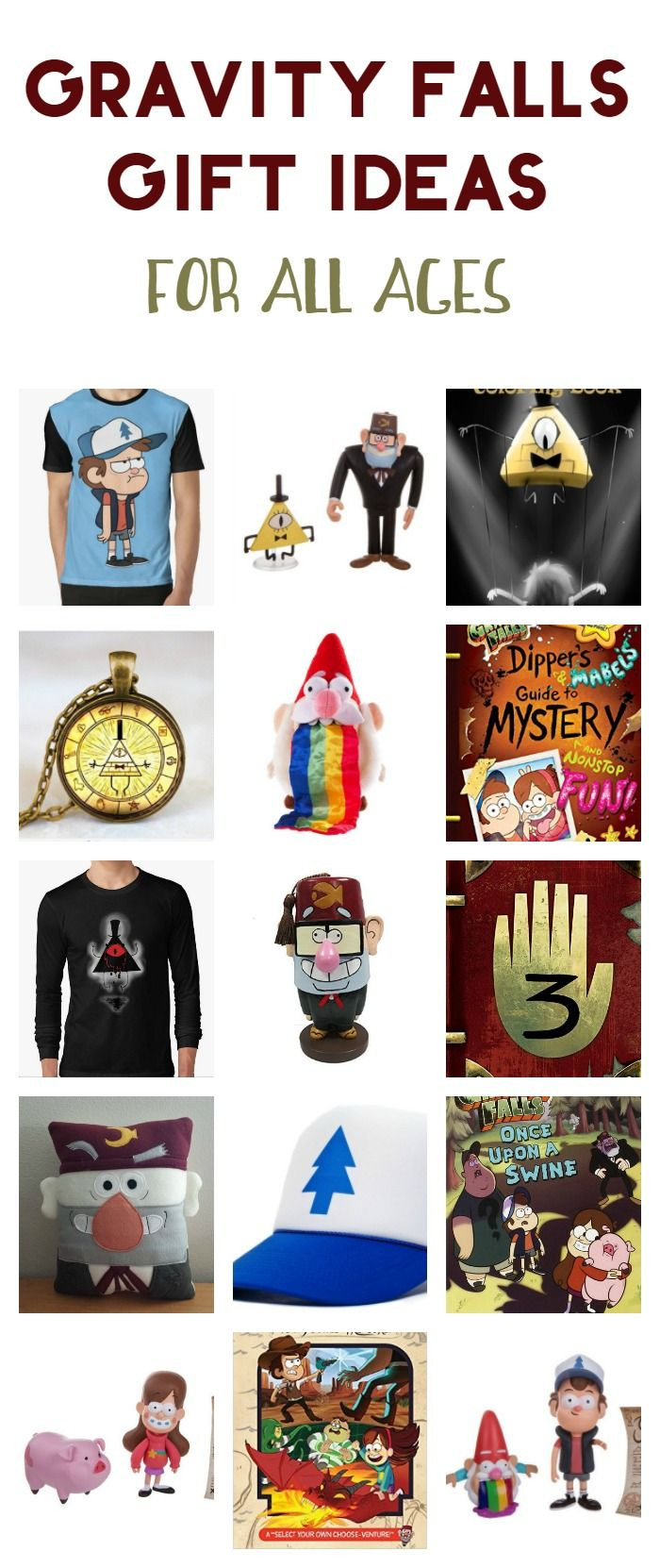 Fall Gifts For Her
 20 Gift Ideas for Your Gravity Falls Obsessed Kids
