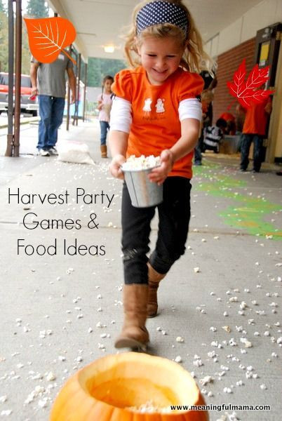 Fall Party Game
 Game and Food Ideas for a Harvest Party