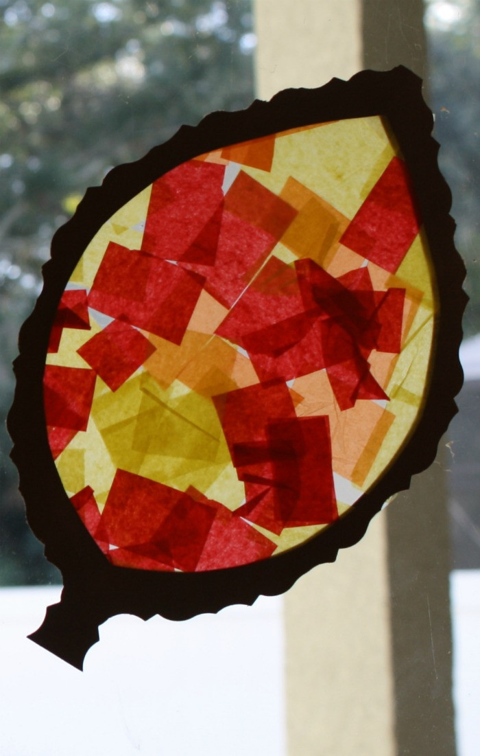 Fall Preschool Crafts
 Fall Craft for Toddlers and Preschoolers Leaf Sun Catcher