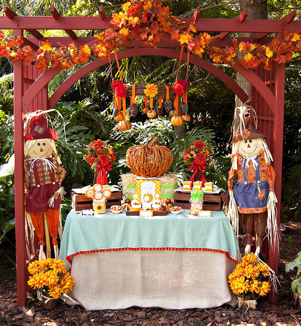Fall Theme Ideas
 Little Pumpkin Fall Harvest Birthday Party Design Dazzle
