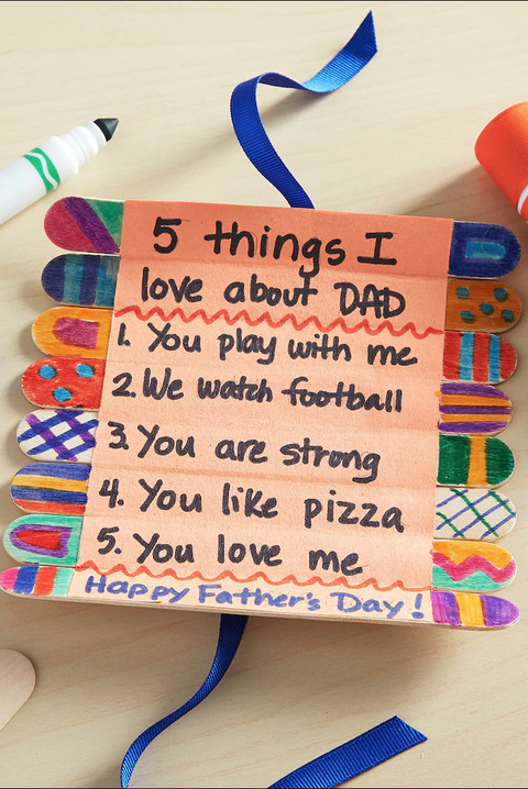 Fathers Day Art And Craft
 17 Easy Father s Day Craft Gifts for Kids DIY Gifts for